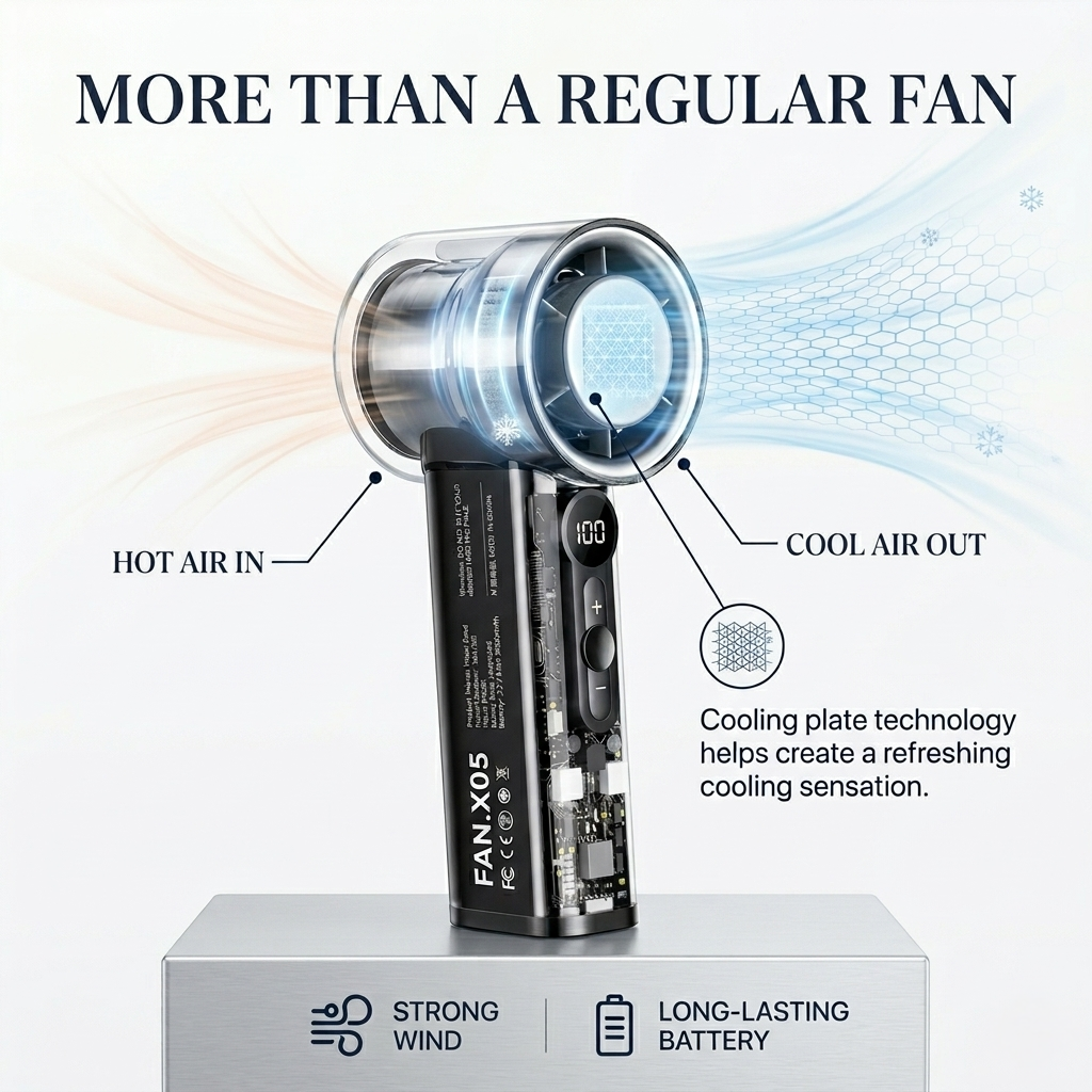 PolarAir | Best Handheld Cooling Fan